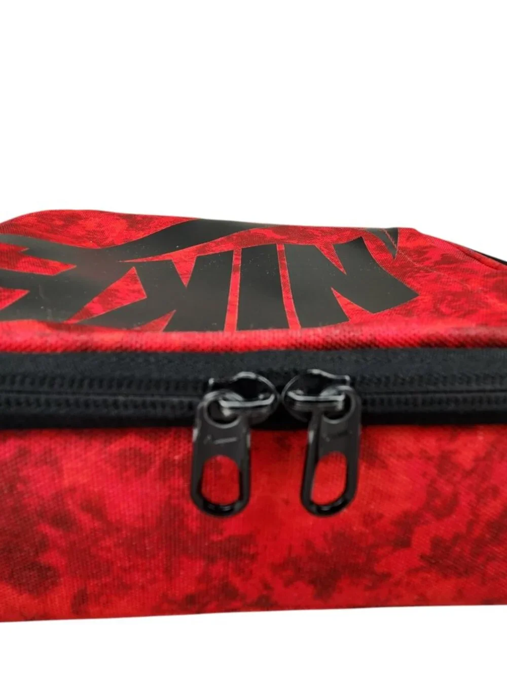 Nike Lunch Box Red Insulated Hardcase Zip Pouch Back to School